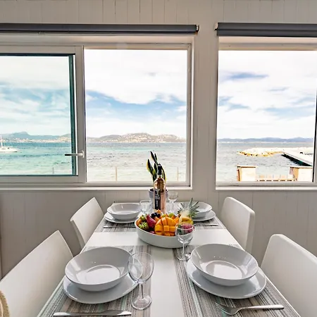 La Roche, Cabanon Cosy Les Pieds Dans L'eau Avec Vue Exceptionnelle Hyères
